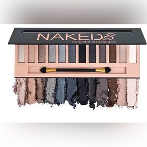 Naked Cosmetics 12-Color Eyeshadow Palette - Smoky and Neutral Tones